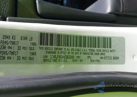 2017 Jeep Grand Cherokee Laredo 4X4 из США, поврежденный, VIN 1C4RJFAG4HC963349